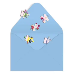 Galison Buzzy Bouquets Greeting Card Puzzle