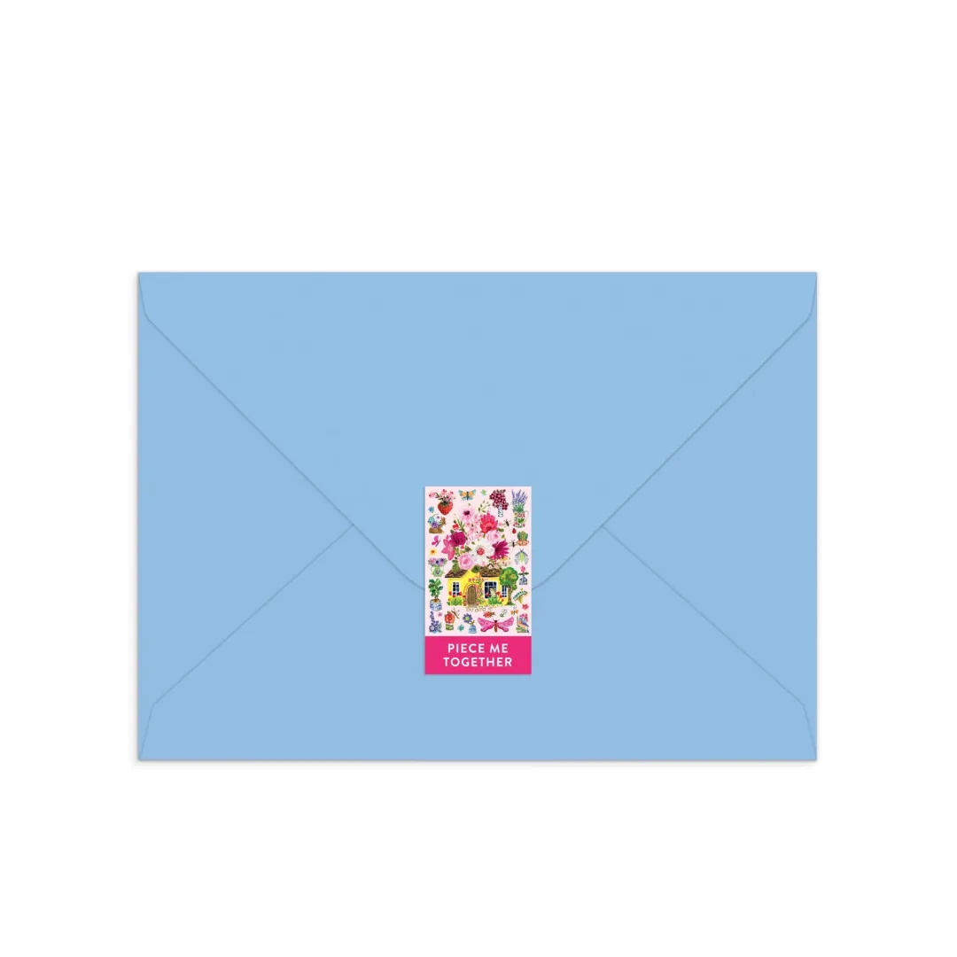 Galison Buzzy Bouquets Greeting Card Puzzle