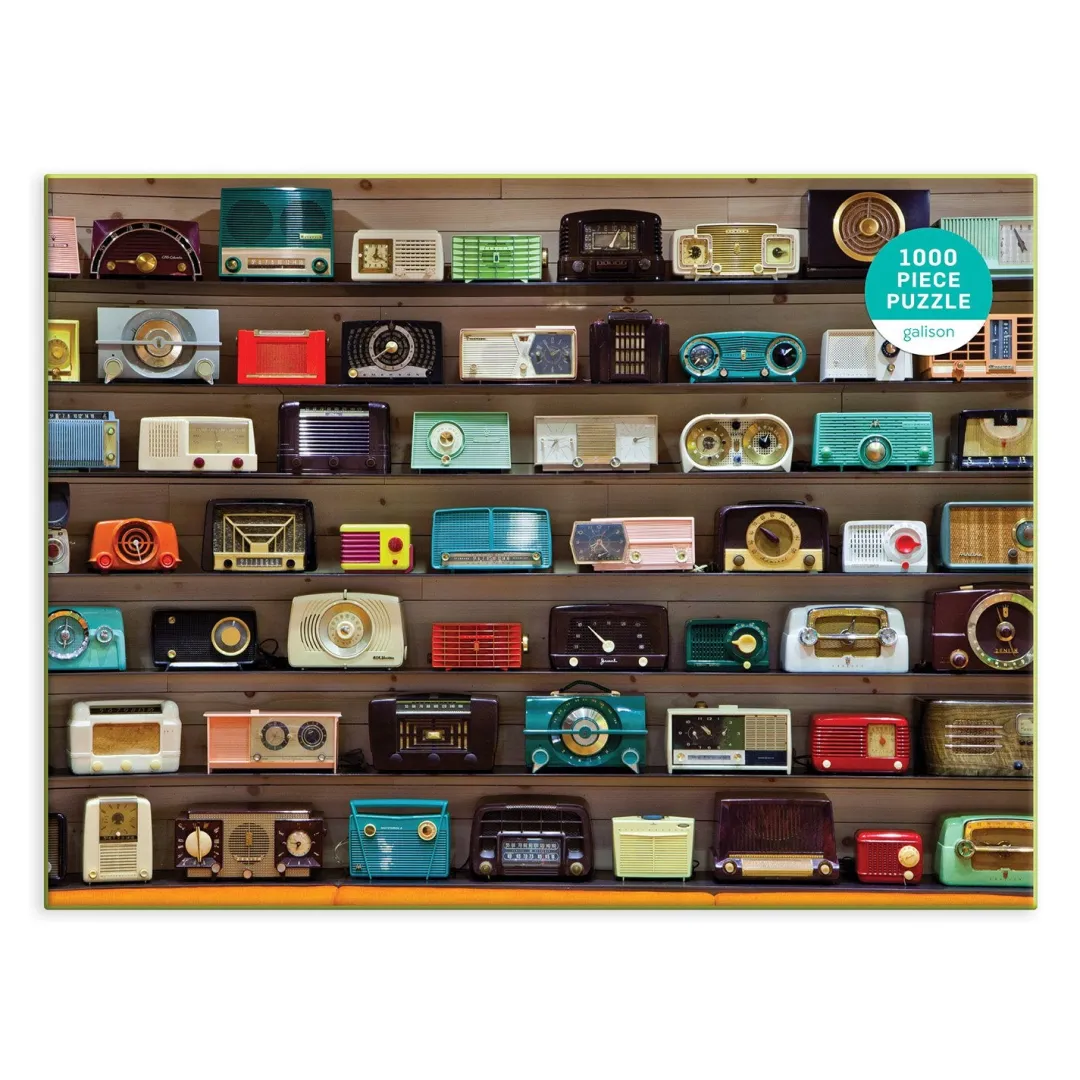Galison Chihuly Vintage Radios 1000 Piece Jigsaw Puzzle