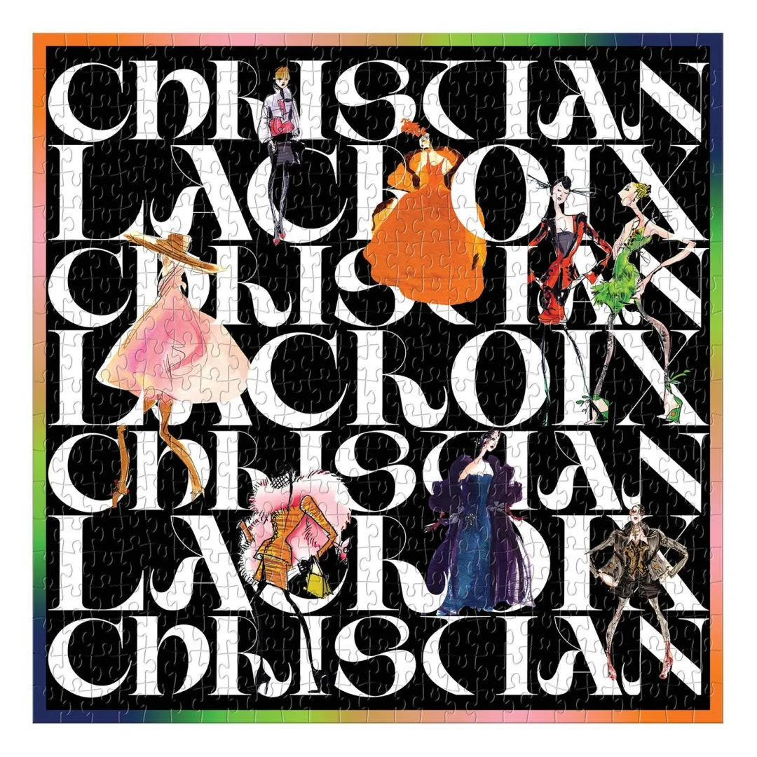 Galison Christian Lacroix Flowers Galaxy Double-Sided 500 Piece Jigsaw Puzzle