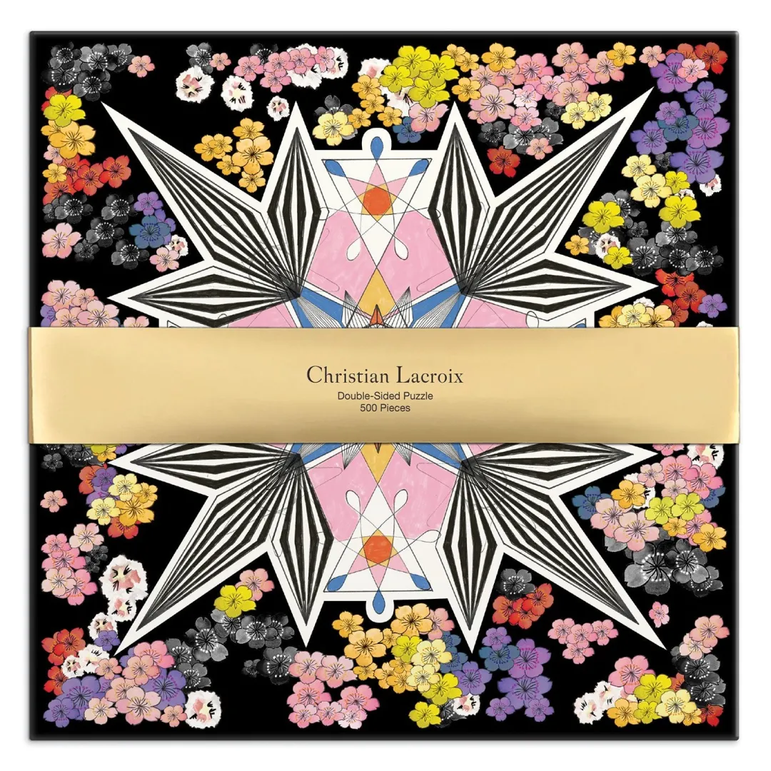 Galison Christian Lacroix Flowers Galaxy Double-Sided 500 Piece Jigsaw Puzzle