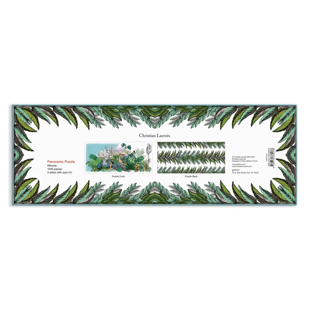 Galison Christian Lacroix Heritage Collection Rêveries 1000 Piece Panoramic Puzzle