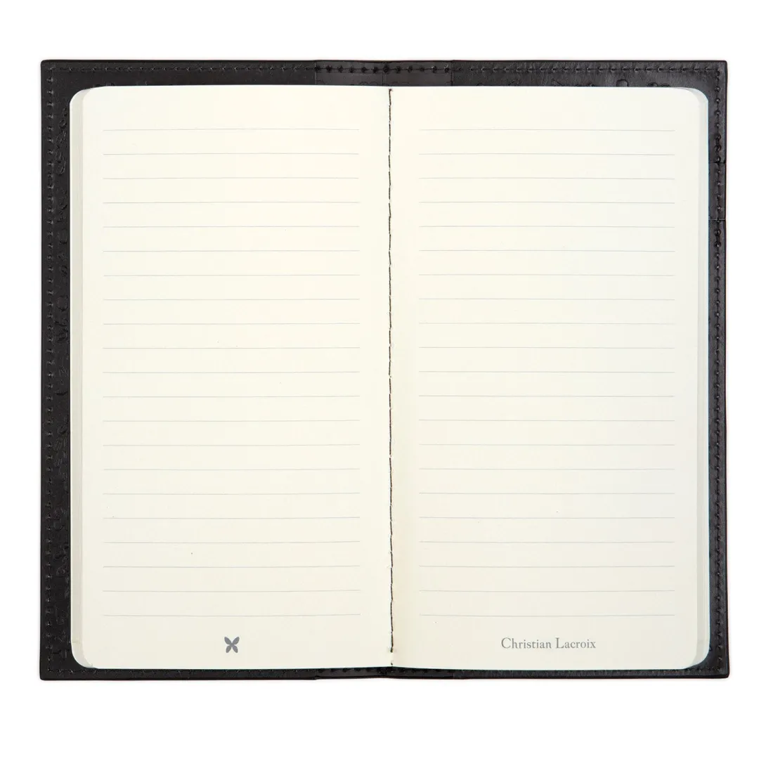 Galison Christian Lacroix Heritage Collection Black Paseo Embossed Travel Journal