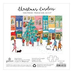 Galison Christmas Carolers 1000 Piece Jigsaw Puzzle