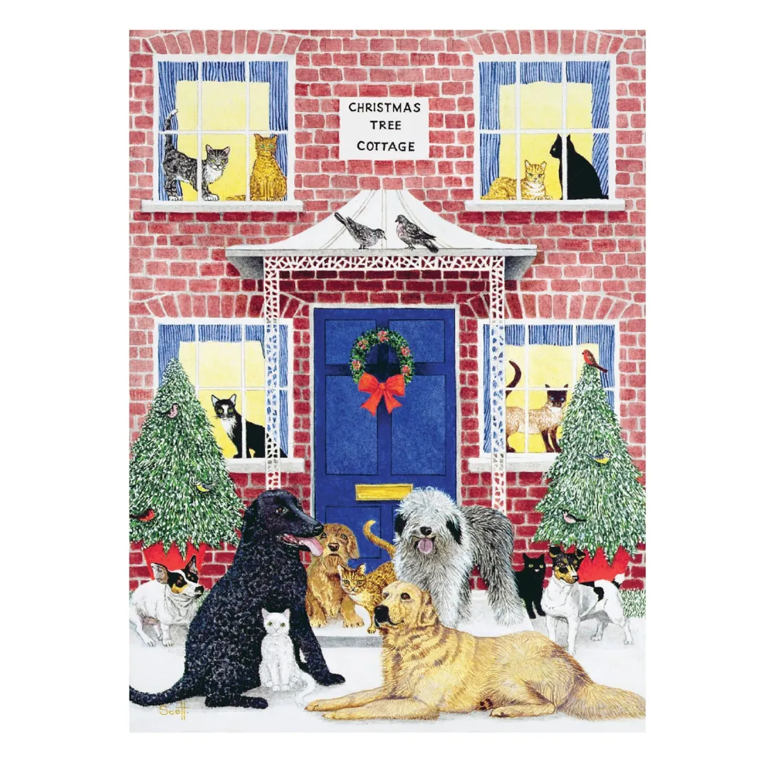 Galison Christmas Cottage 1000 Piece Jigsaw Puzzle