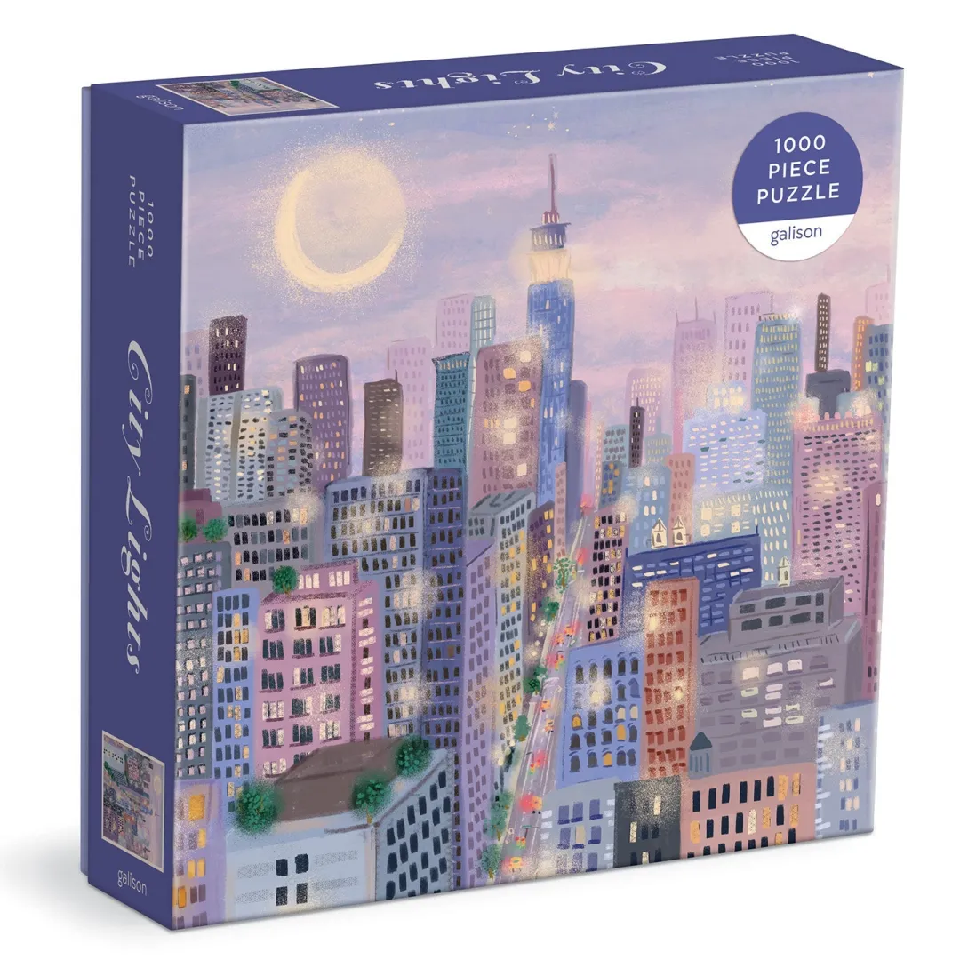 Galison City Lights 1000 Piece Puzzle