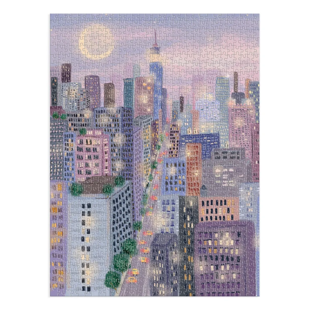 Galison City Lights 1000 Piece Puzzle