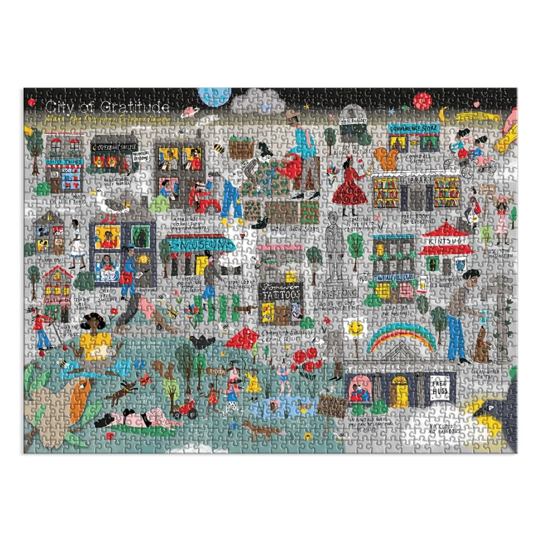 Galison City of Gratitude 1000 Piece Jigsaw Puzzle