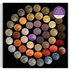 Galison Colors of the Moon 500 Piece Puzzle