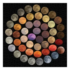 Galison Colors of the Moon 500 Piece Puzzle