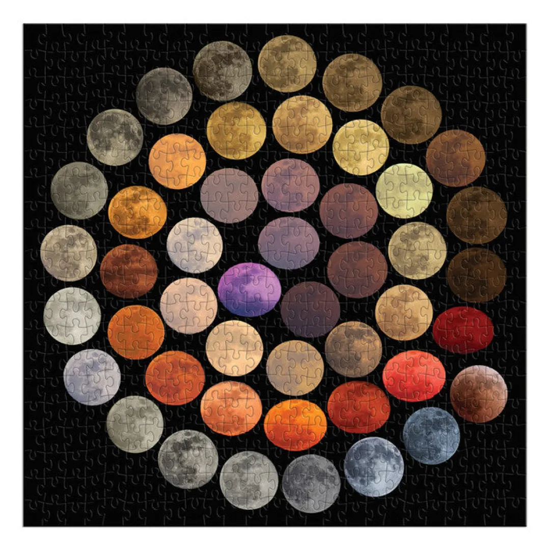 Galison Colors of the Moon 500 Piece Puzzle