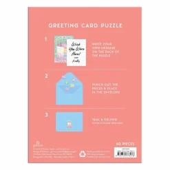 Galison Confetti Birthday Cake Greeting Card Puzzle