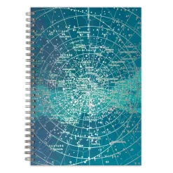 Galison Constellation Grid 7 x 10" Wire-O Journal