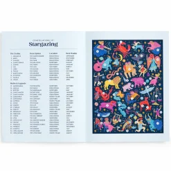 Galison Constellations 101: Stargazing 500 Piece Book Puzzle