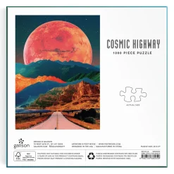 Galison Cosmic Highway 1000 Piece Puzzle in a Square Box