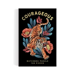 Galison Courageous 128 Piece Matchbox Puzzle