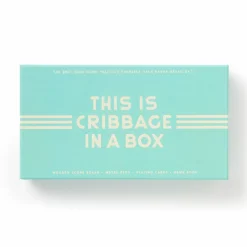 Galison Cribbage In A Box Cribbage Game Set