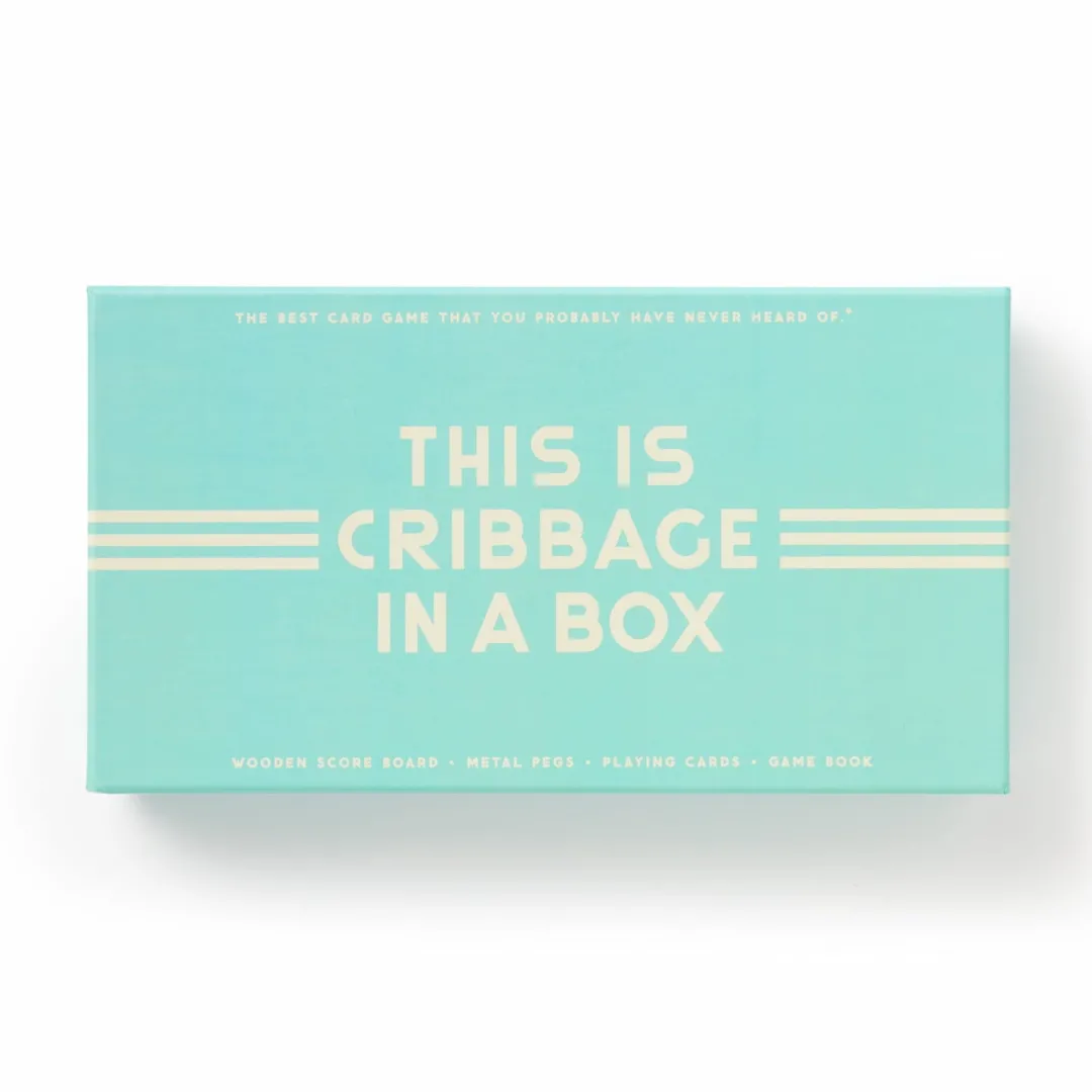 Galison Cribbage In A Box Cribbage Game Set
