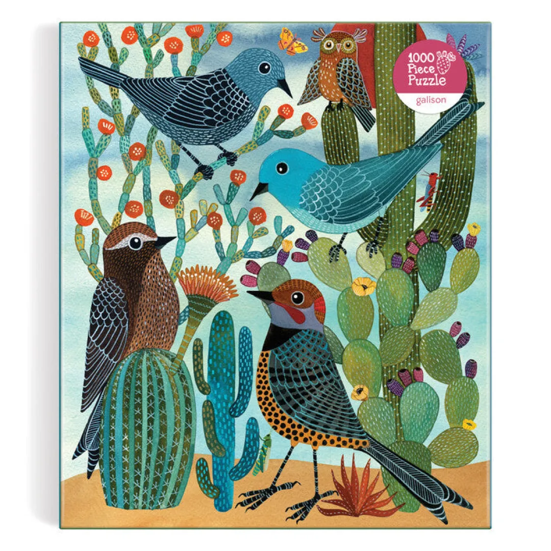Galison Desert Avian Friends 1000 Piece Puzzle