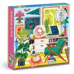 Galison Disco Life 500 Piece Foil Puzzle