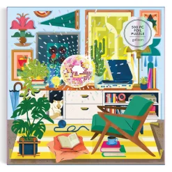 Galison Disco Life 500 Piece Foil Puzzle