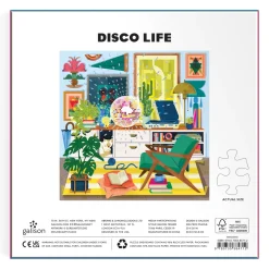 Galison Disco Life 500 Piece Foil Puzzle
