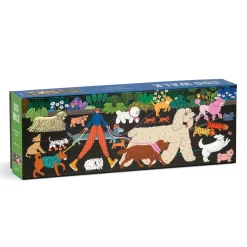 Galison Dog Walk 1000 Piece Panoramic Jigsaw Puzzle