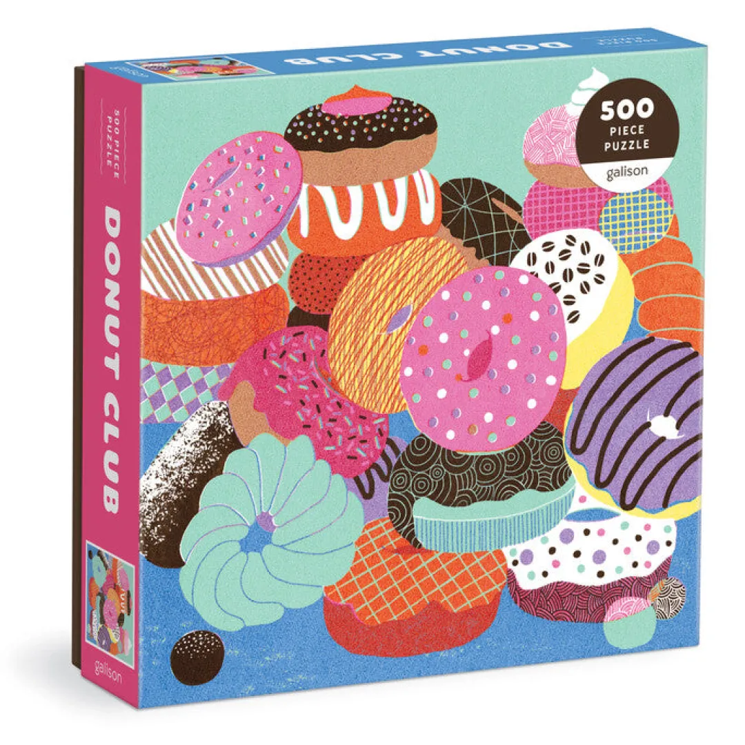 Galison Donut Club 500 Piece Puzzle