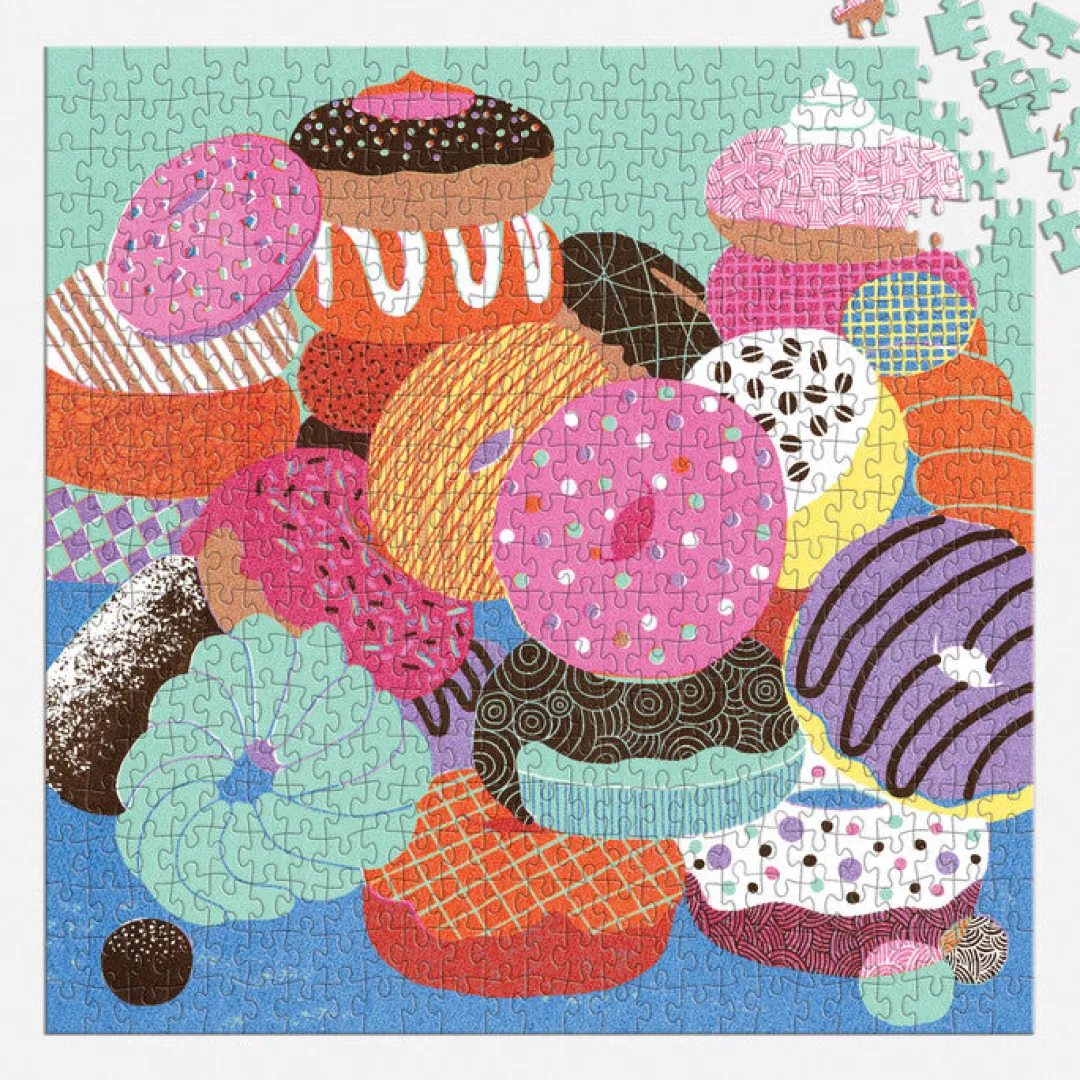 Galison Donut Club 500 Piece Puzzle