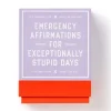 Galison Emergency Affirmations for Exceptionally Stupid Days Card Deck