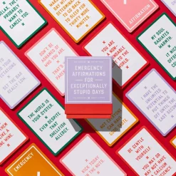Galison Emergency Affirmations for Exceptionally Stupid Days Card Deck