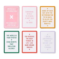 Galison Emergency Affirmations for Exceptionally Stupid Days Card Deck
