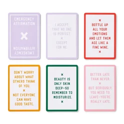 Galison Emergency Affirmations for Exceptionally Stupid Days Card Deck