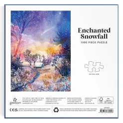 Galison Enchanted Snowfall 1000 Piece Puzzle