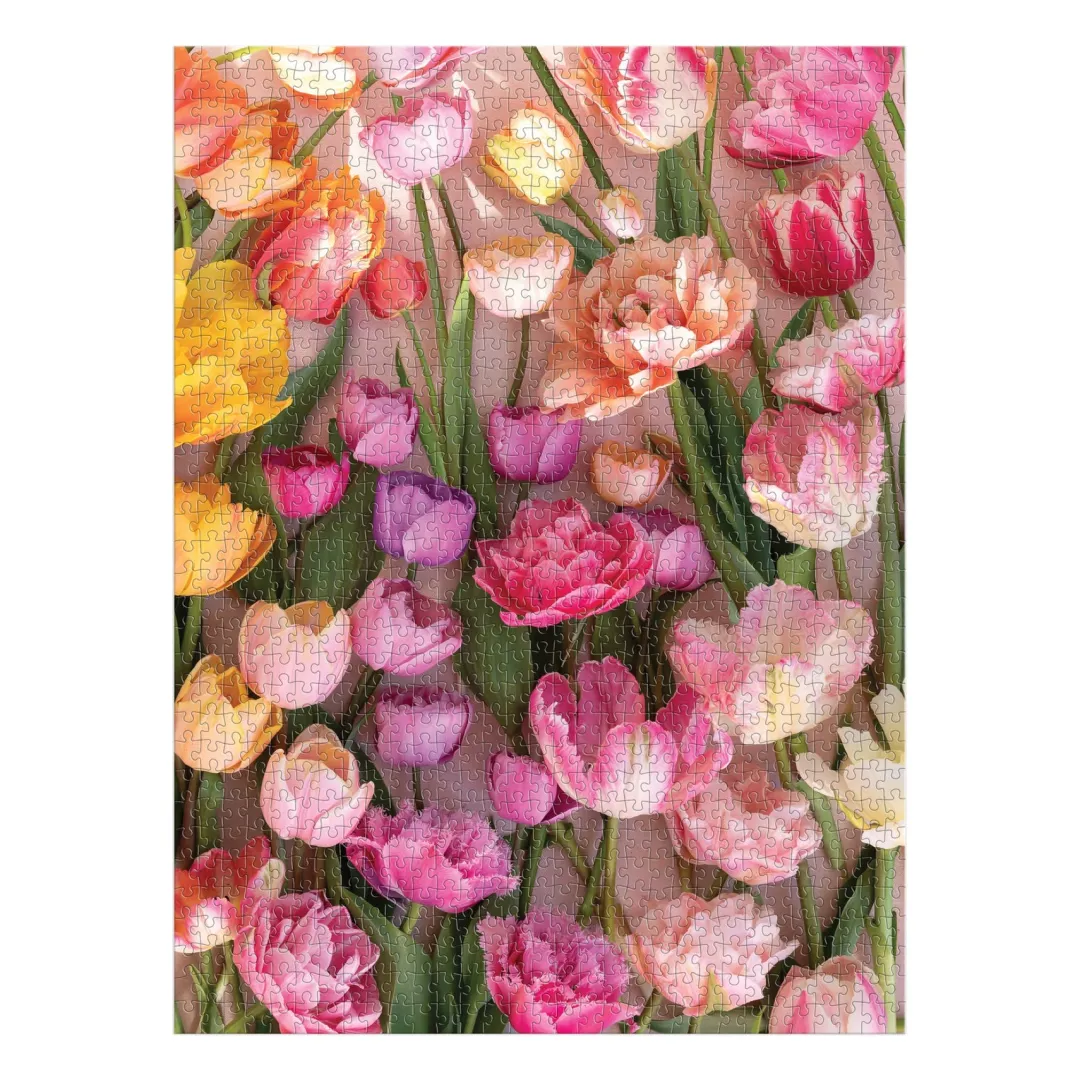 Galison Ephemeral Tulips 1000 Piece Puzzle