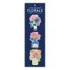 Galison Ever Upward Florals Shaped Magnetic Bookmarks