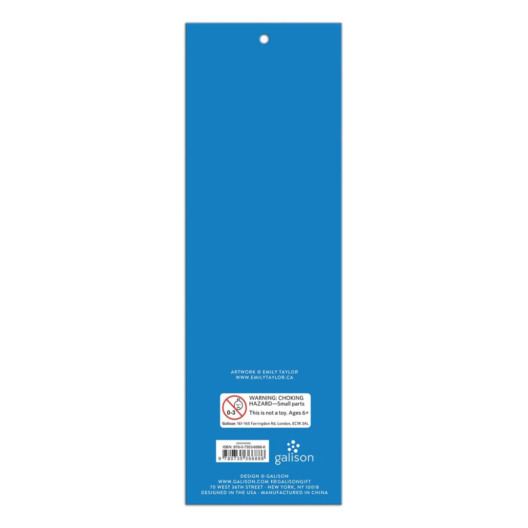 Galison Ever Upward Stamps Shaped Magnetic Bookmarks