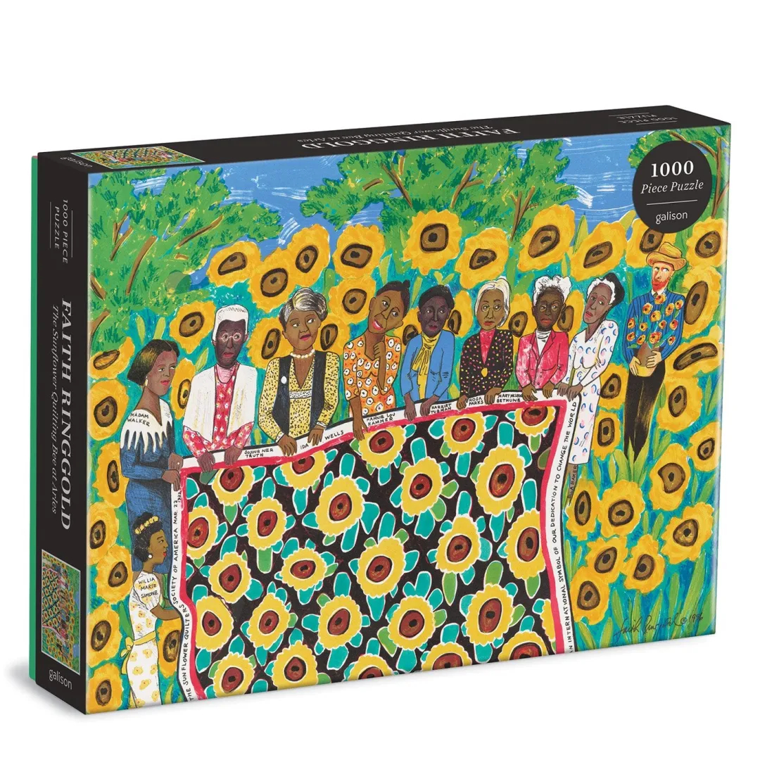 Galison Faith Ringgold The Sunflower Quilting Bee at Arles 1000 Piece Jigsaw Puzzle