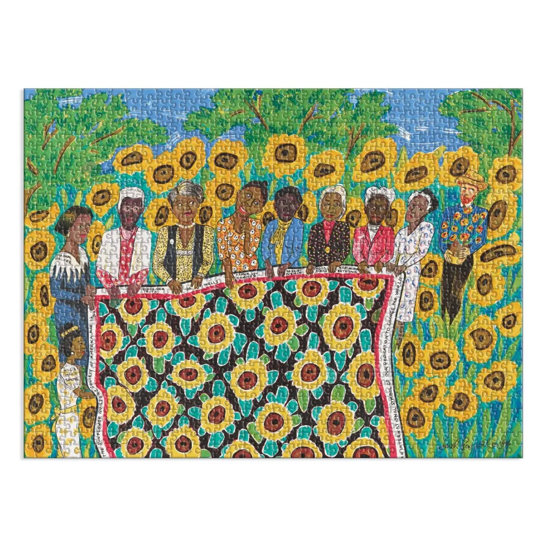 Galison Faith Ringgold The Sunflower Quilting Bee at Arles 1000 Piece Jigsaw Puzzle