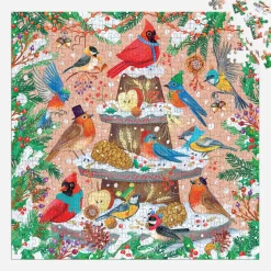 Galison Festive Feathers 500 Piece Foil Puzzle
