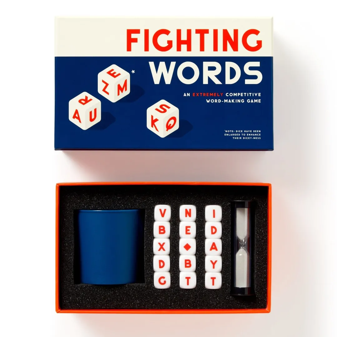 Galison Fighting Words Dice Game