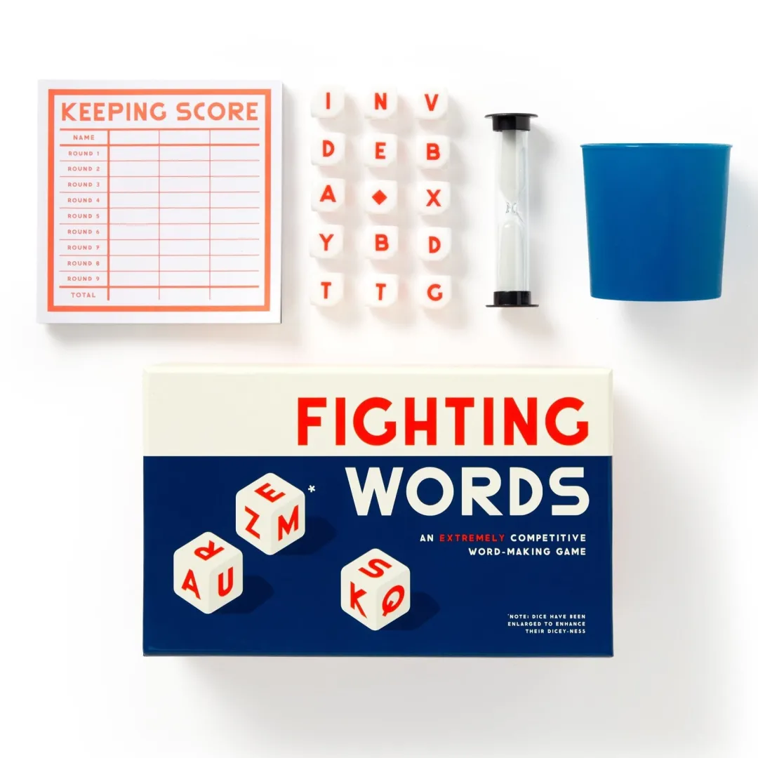 Galison Fighting Words Dice Game