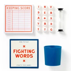 Galison Fighting Words Dice Game