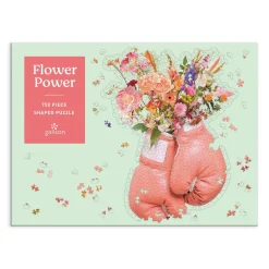 Galison Flower Power 750 Piece Shaped Jigsaw Puzzle
