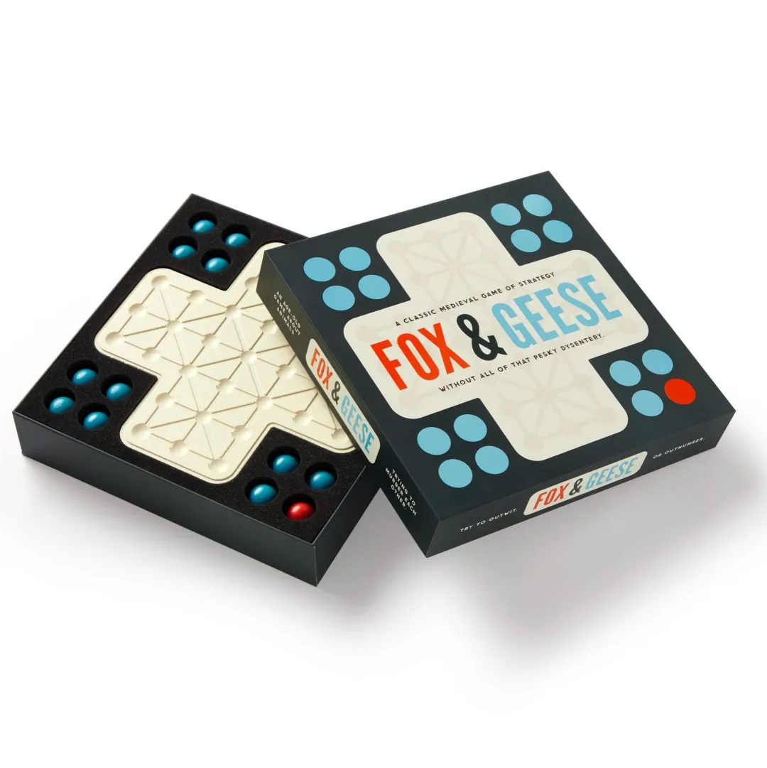 Galison Fox & Geese Game Set