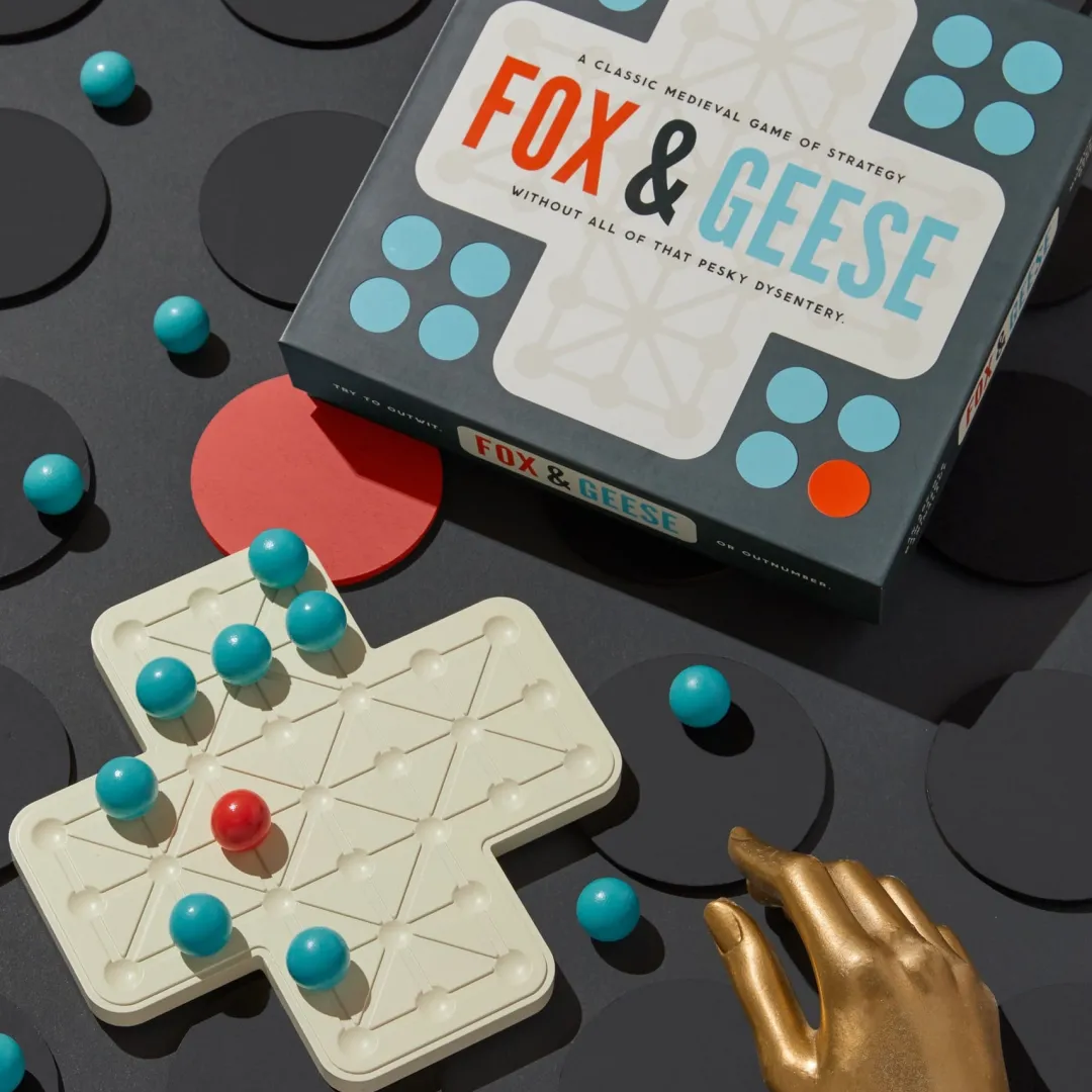 Galison Fox & Geese Game Set