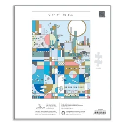 Galison Frank Lloyd Wright City By The Sea 1000 Piece Foil Puzzle