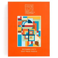 Galison Frank Lloyd Wright December Gifts 500 Piece Book Puzzle