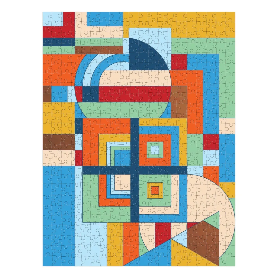 Galison Frank Lloyd Wright December Gifts 500 Piece Book Puzzle