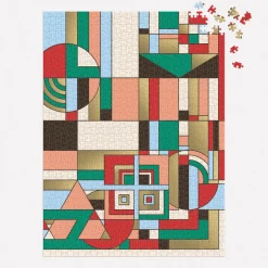 Galison Frank Lloyd Wright December Gifts 1000 Piece Foil Puzzle